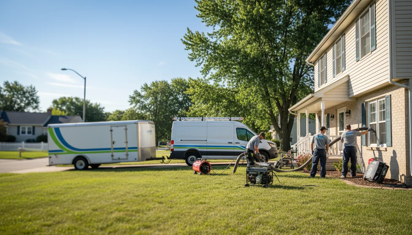 Flooded Basement Restoration And Cleanup With Repair in Dwight, KS near me